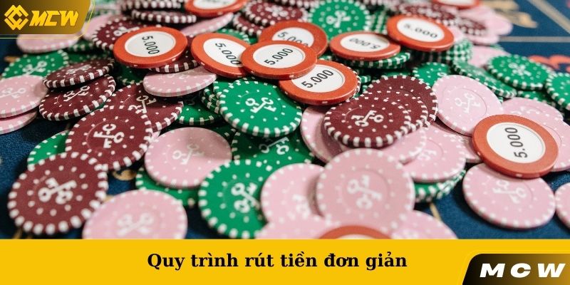 Quy trình rút tiền đơn giản